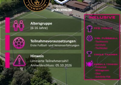 Herbstcamp 2026: Fördern. Fordern. Vertrauen stärken!
